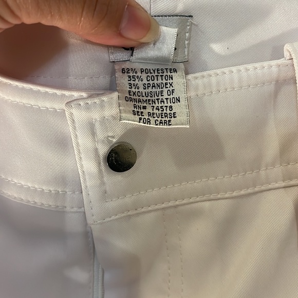 White Cache Blazer Cargo Pants Set - Picture 4 of 9